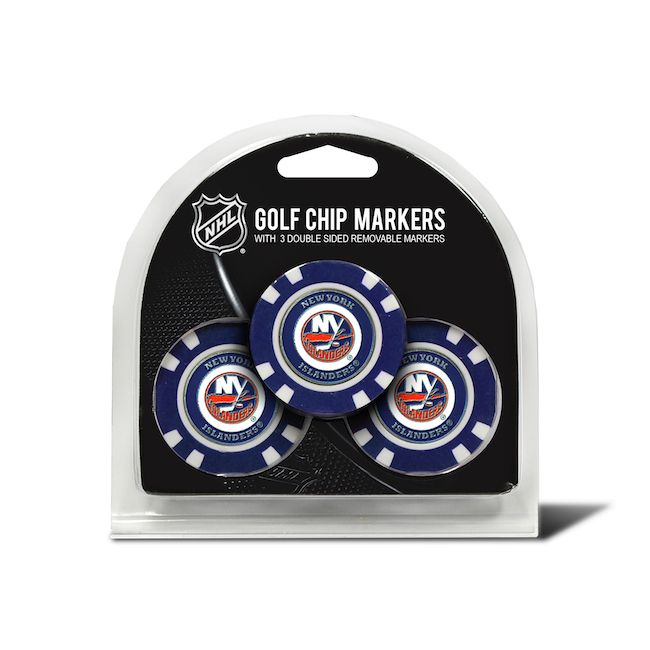 New York Islanders 3 Pack Golf Chips