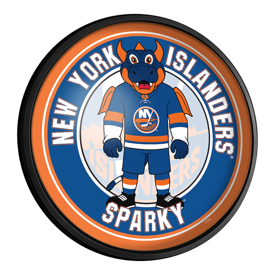 New York Islanders MASCOT Slimline LED Wall Sign