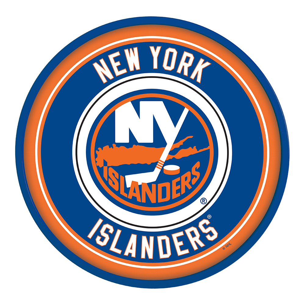 New York Islanders Modern Disc Wall Sign