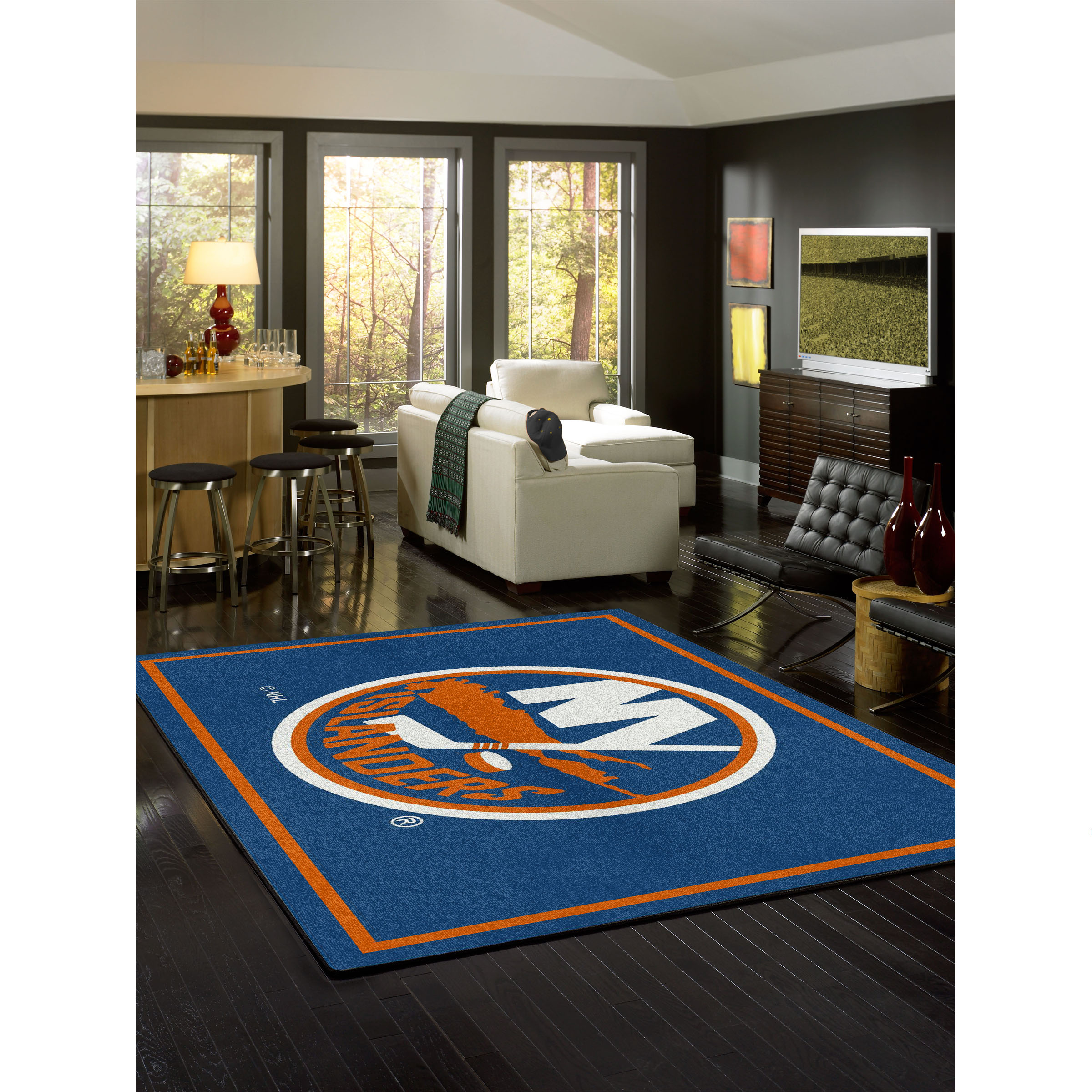 New York Islanders 4 X 6 SPIRIT Rug