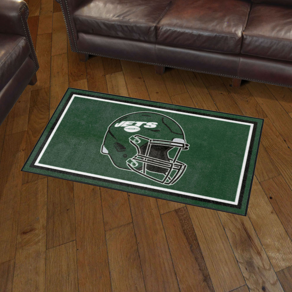 New York Jets 3x5 Area Rug - Helmet Logo