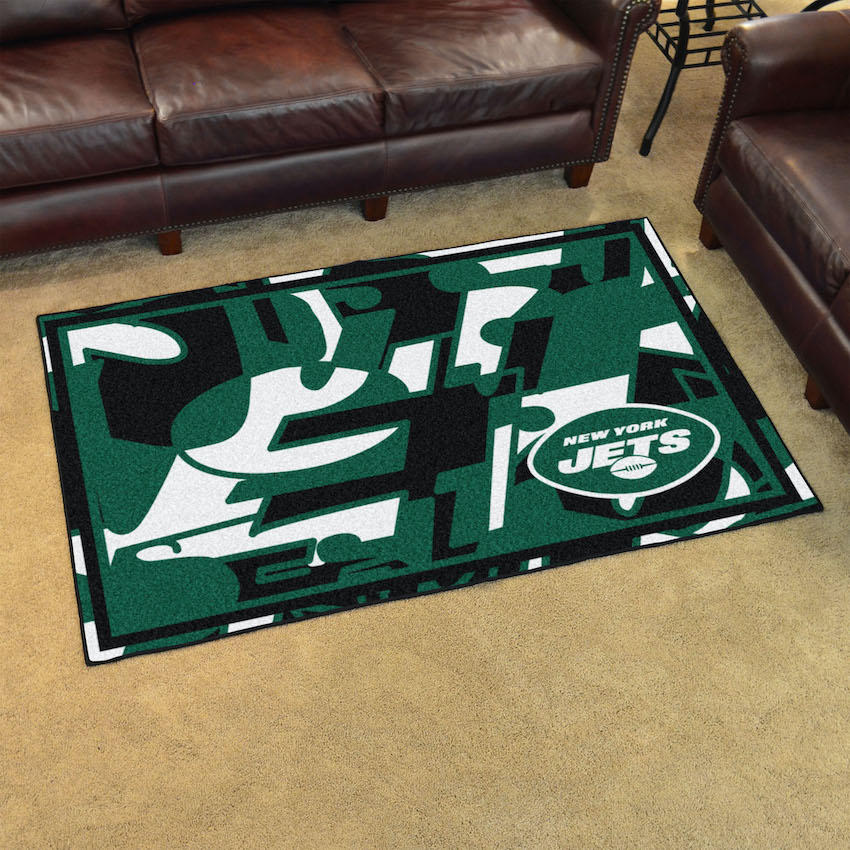 New York Jets 4x6 Quick Snap Area Rug