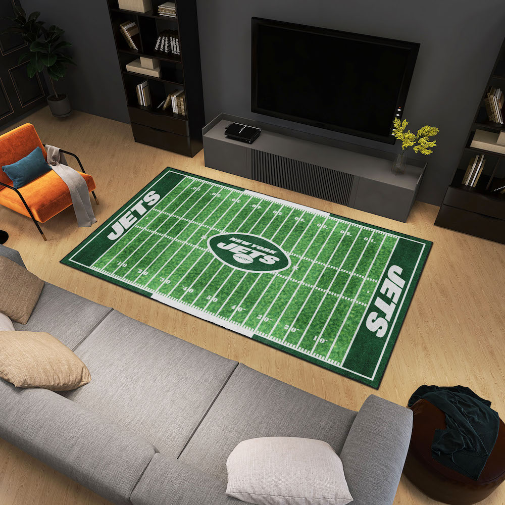 New York Jets 6x10 Ft Ultra Plush Area Rug