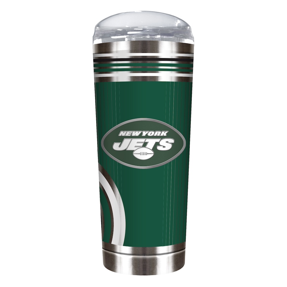 New York Jets COOL VIBES 18 oz Roadie Travel Tumbler