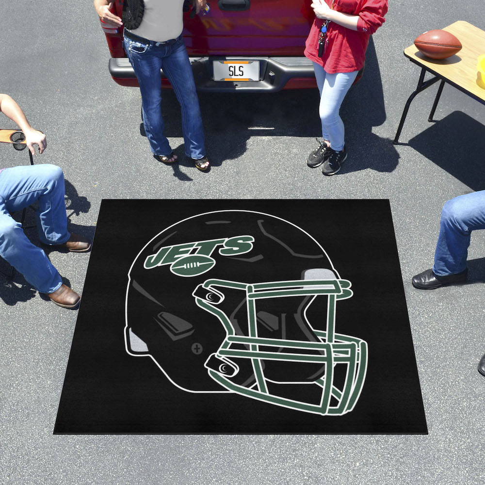 New York Jets TAILGATER 60 x 72 Rug - Alternate Helmet