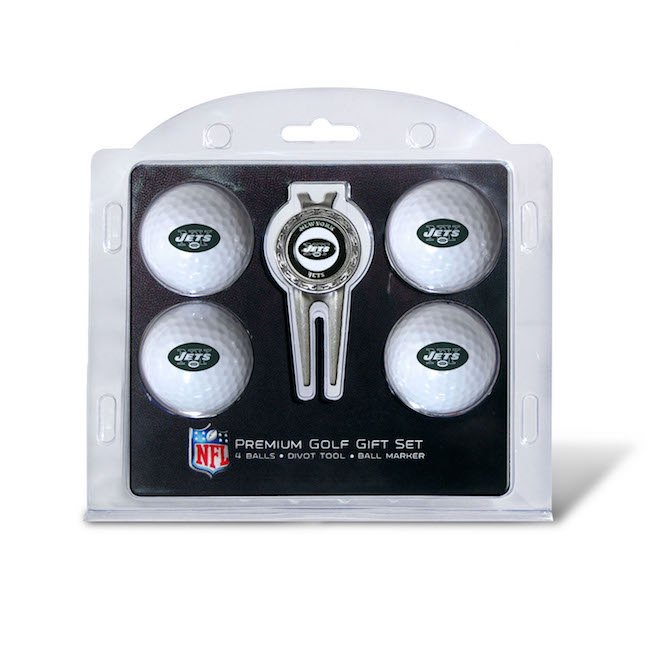 New York Jets 4 Golf Ball and Divot Tool Set