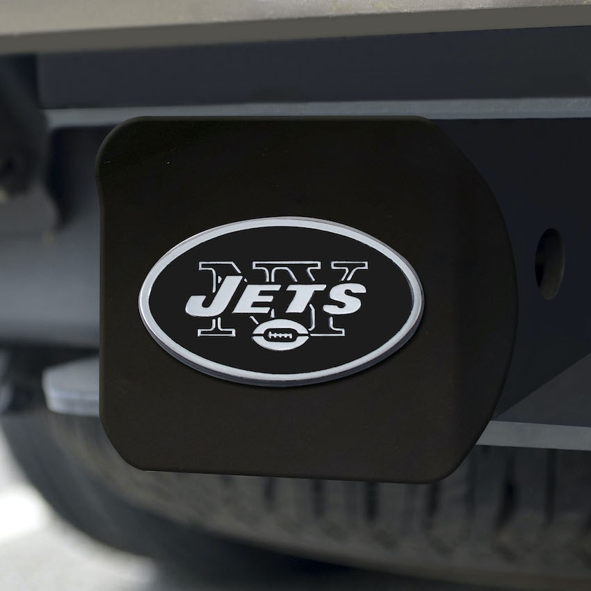 New York Jets BLACK Trailer Hitch Cover