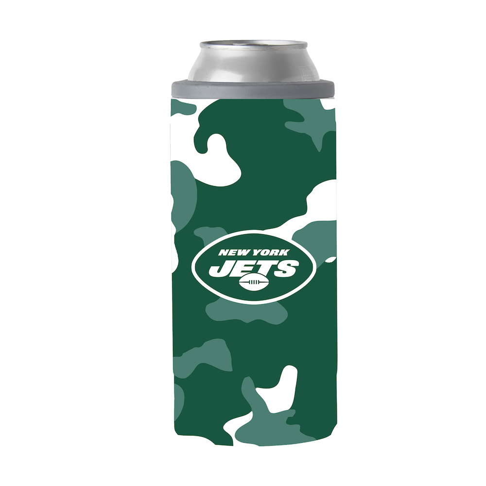 New York Jets Camo Swagger 12 oz. Slim Can Coolie