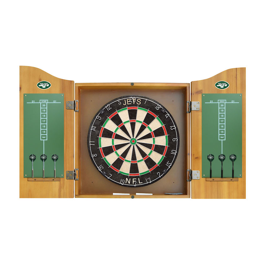 New York Jets Dart Cabinet