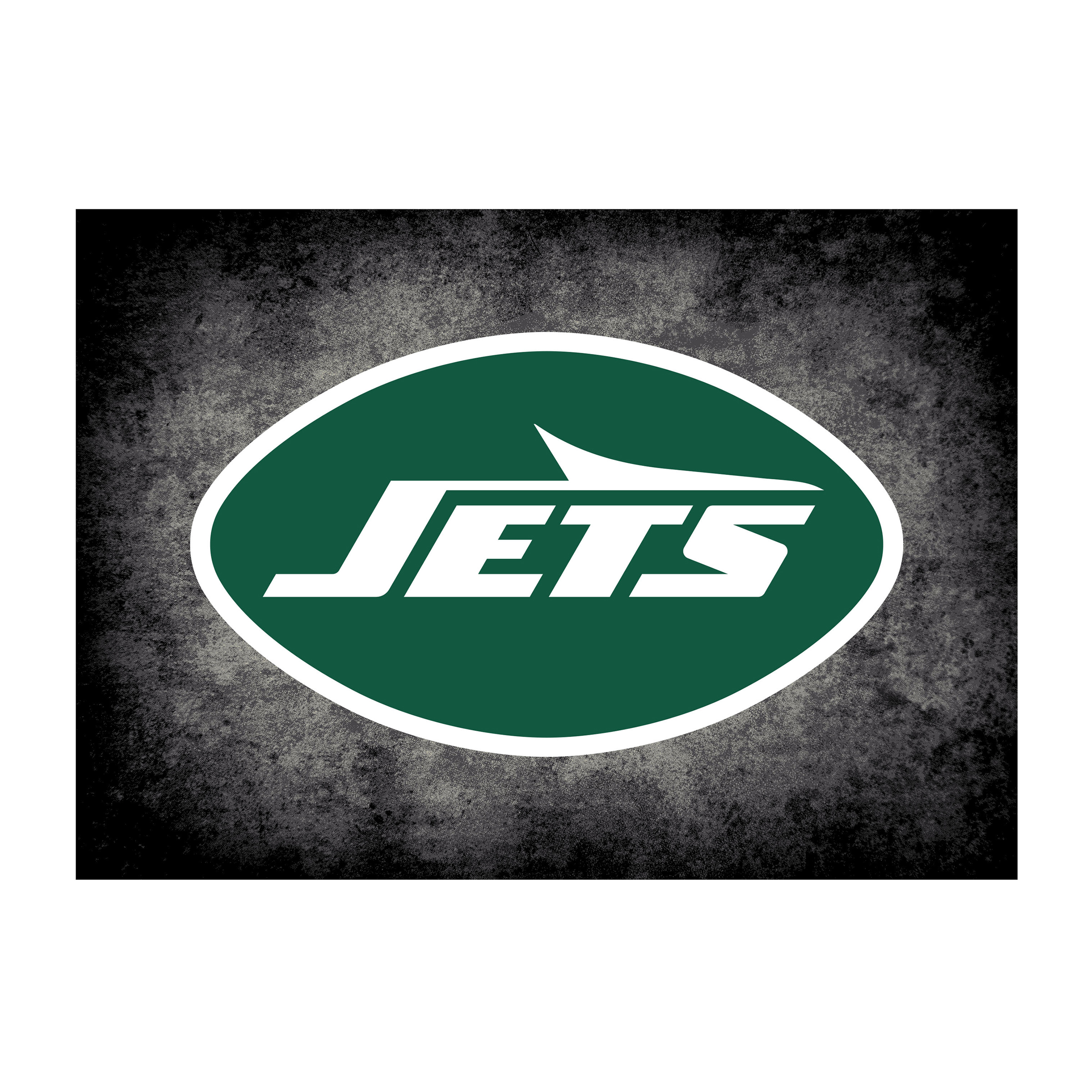 New York Jets 6 X 8 DISTRESSED Rug