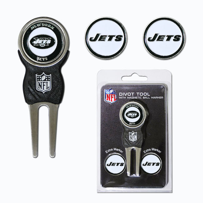 New York Jets 3 Marker Signature Divot Tool Pack