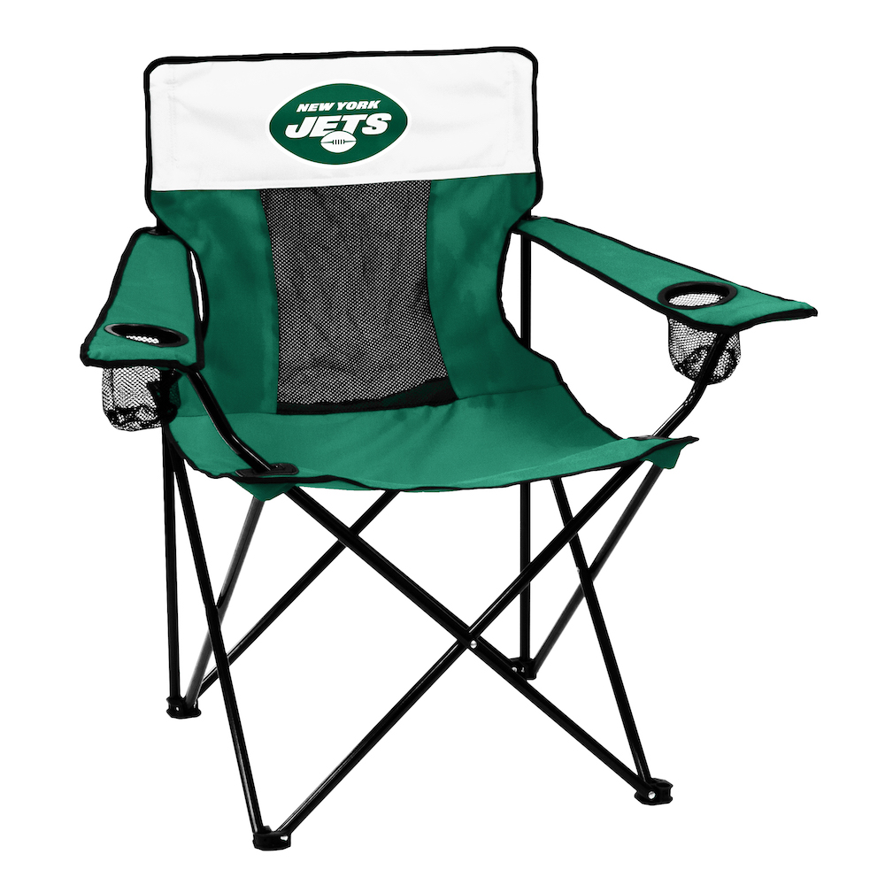 New York Jets ELITE logo folding camp style chair