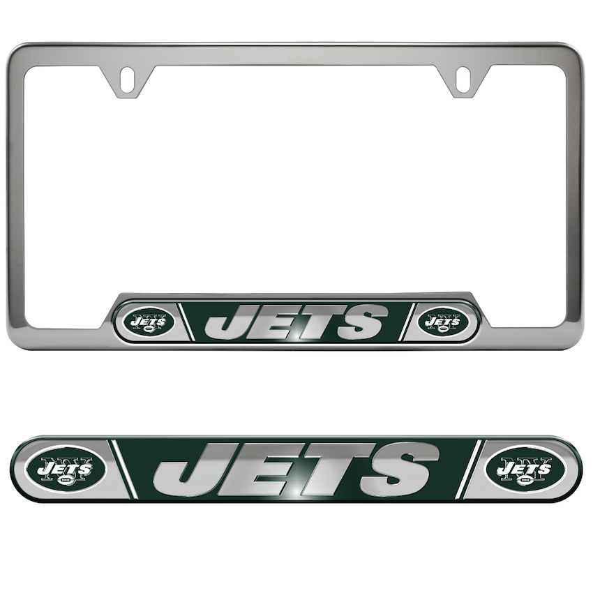 New York Jets Embossed License Plate Frame