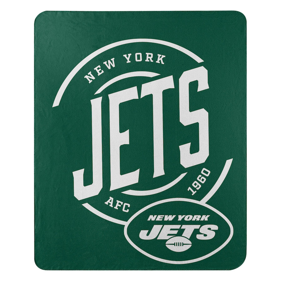 New York Jets Fleece Throw Blanket 50 x 60