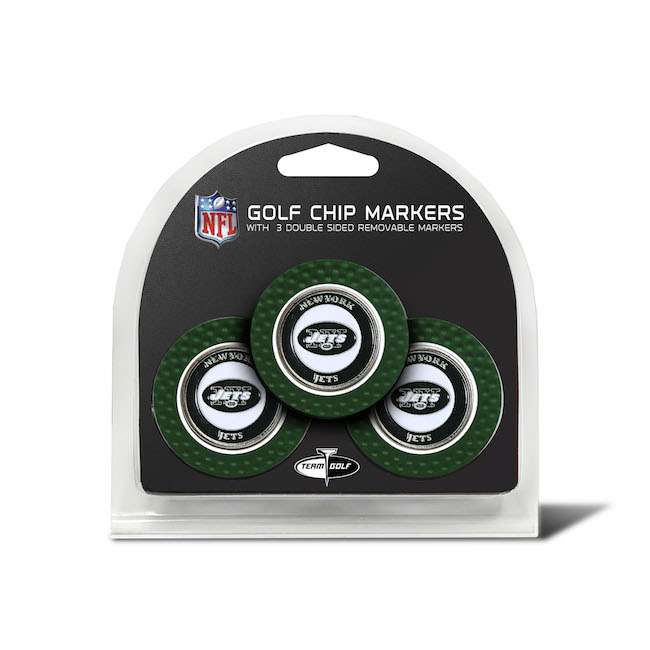 New York Jets 3 Pack Golf Chips