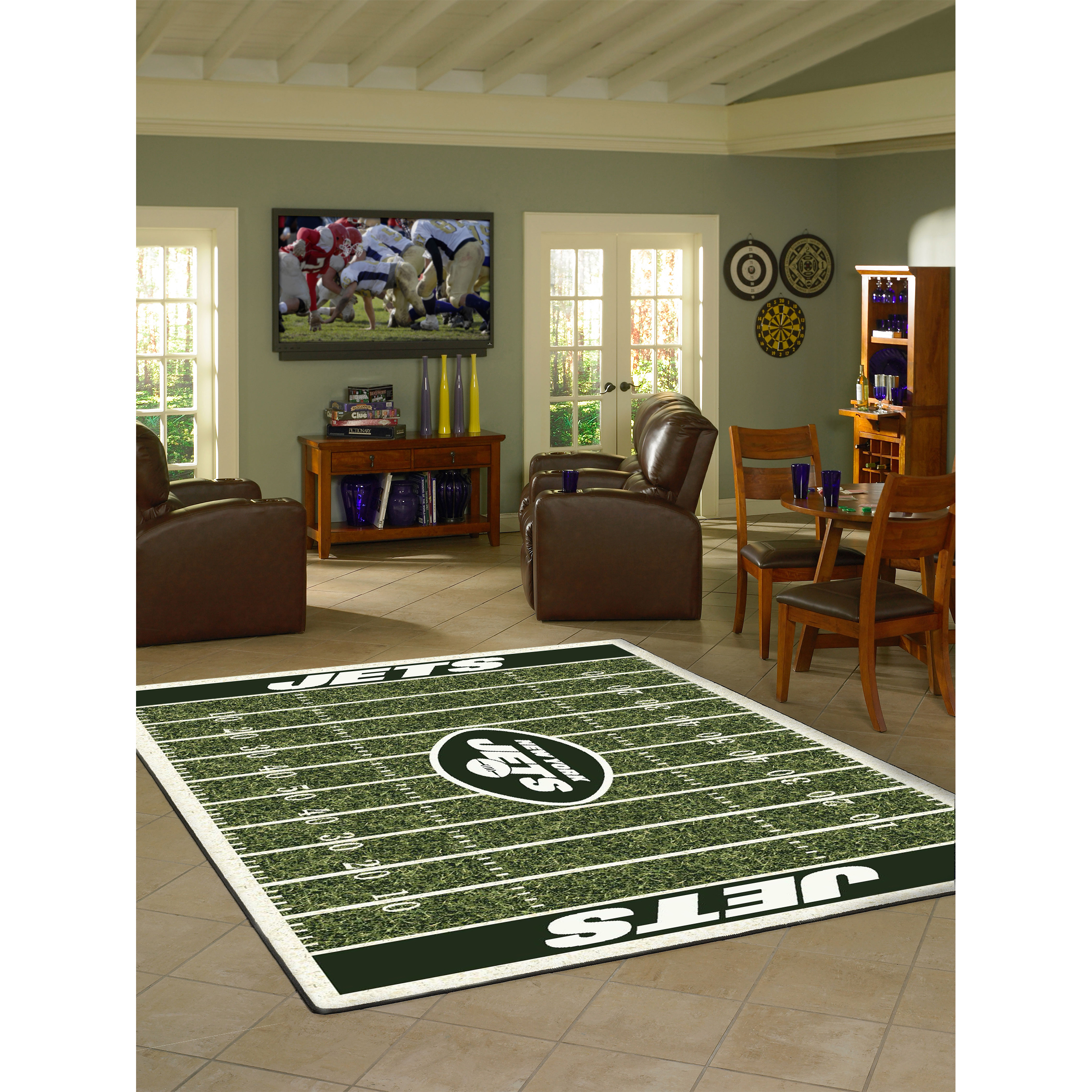 New York Jets 4 X 6 HOMEFIELD Rug