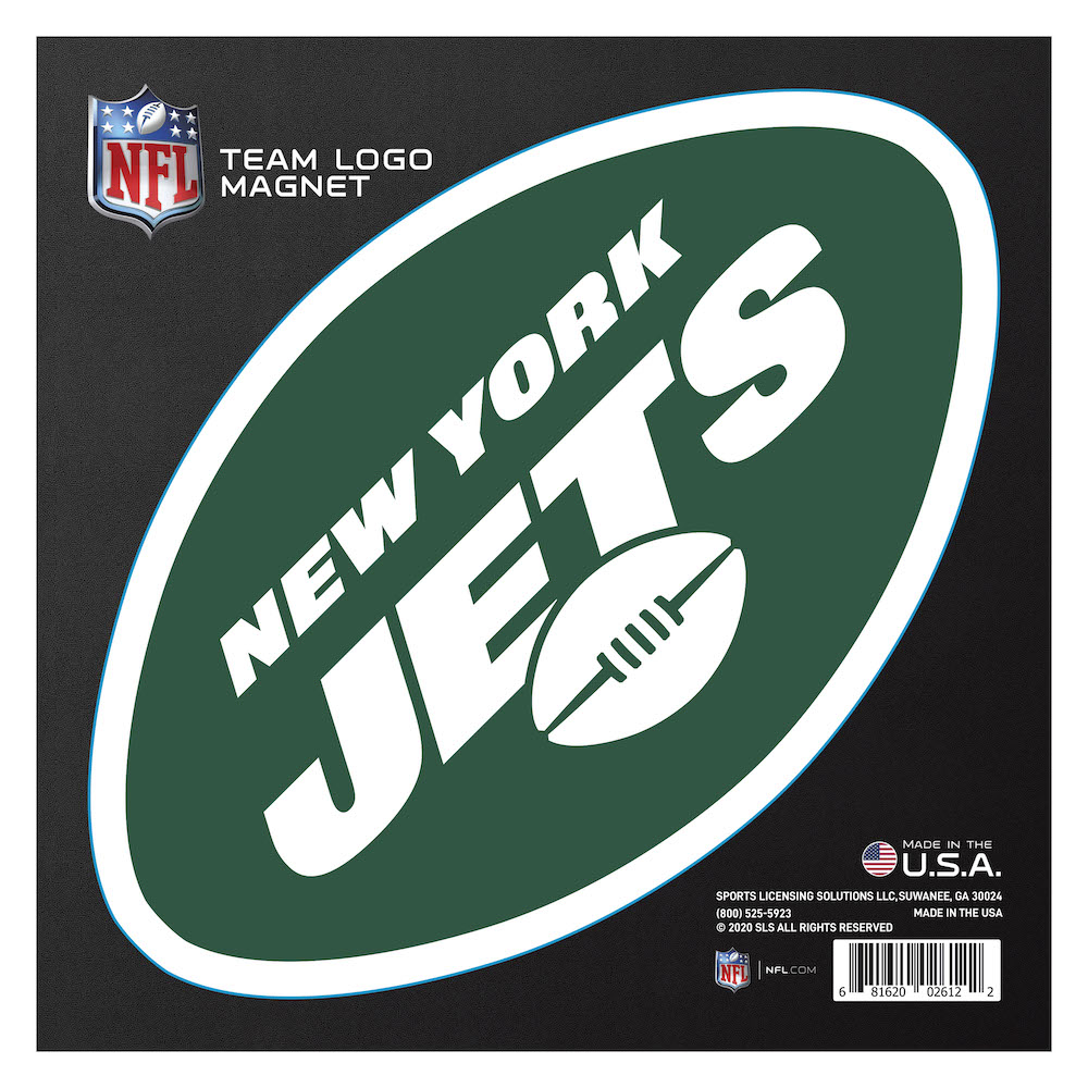 New York Jets Large Team Logo Magnet - Indoor Outdoor