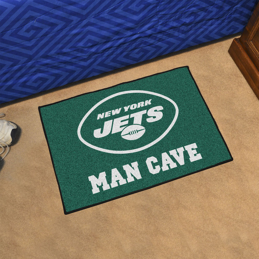 New York Jets MAN CAVE 20 x 30 STARTER Floor Mat