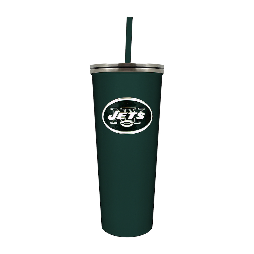 New York Jets 24 oz Team Color Skinny Tumbler