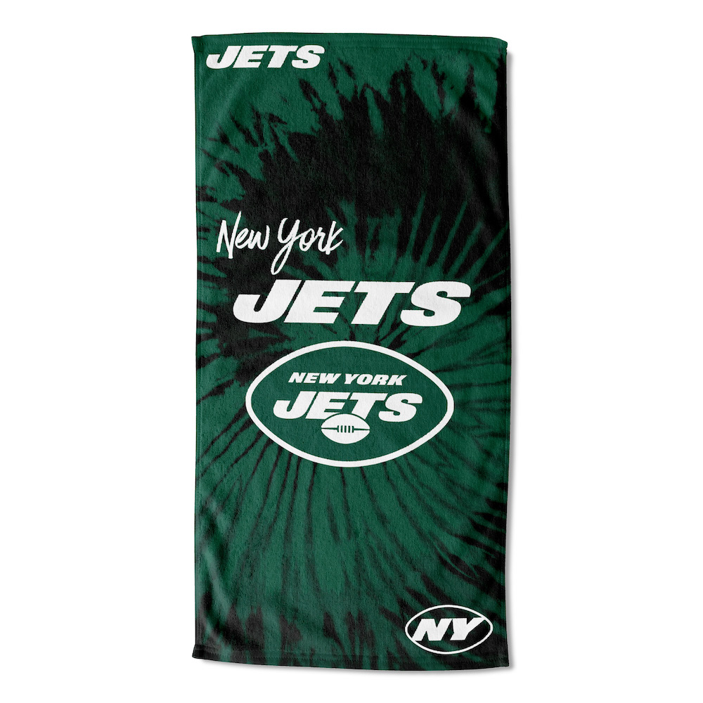 New York Jets Pyschedelic 30x60 Beach Towel