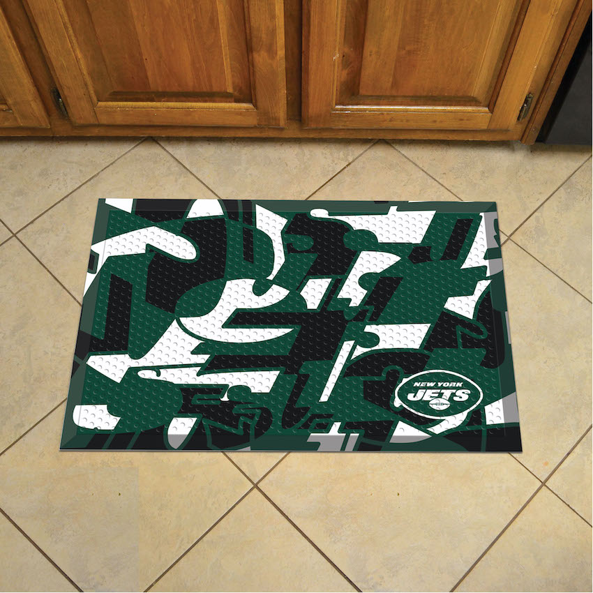 New York Jets Quick Snap Style SCRAPER Door Mat