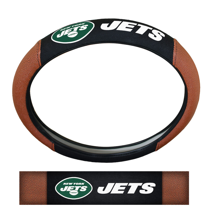 New York Jets Sport Grip Steering Wheel Cover