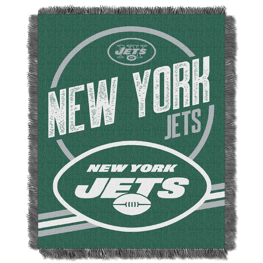 New York Jets Double Play Tapestry Blanket 48 x 60