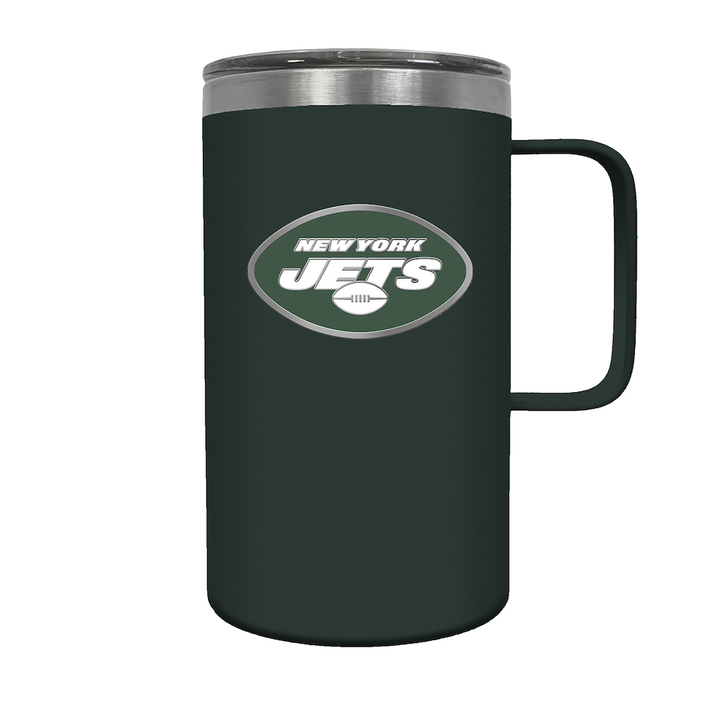 New York Jets 18 oz HUSTLE Travel Mug - Team Color