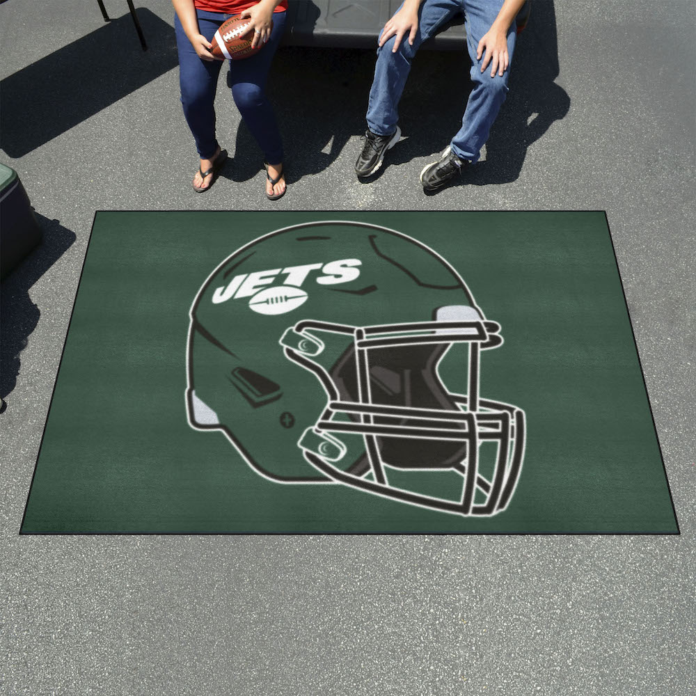 New York Jets ULTI-MAT 60 x 96 Rug - Helmet Logo