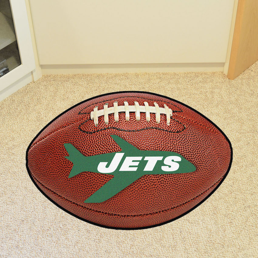 New York Jets Vintage 22 x 35 Football Mat Throwback Logo