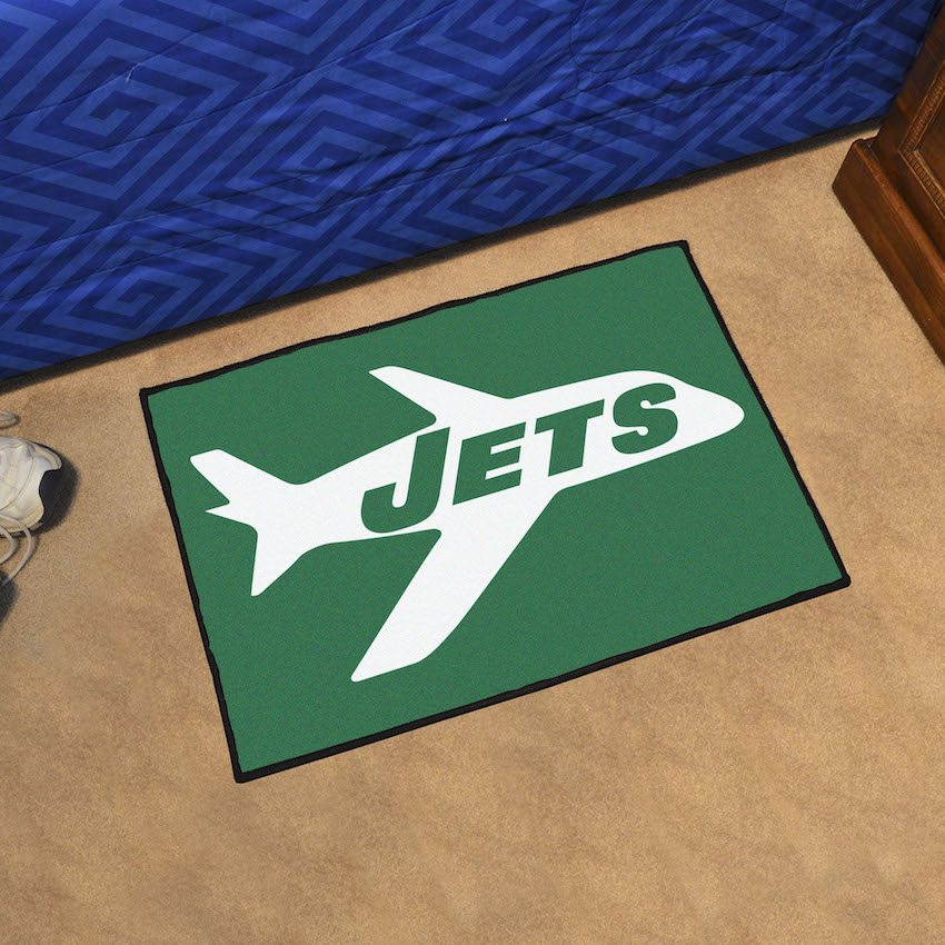 New York Jets Vintage 20 x 30 STARTER Floor Mat - Throwback Logo