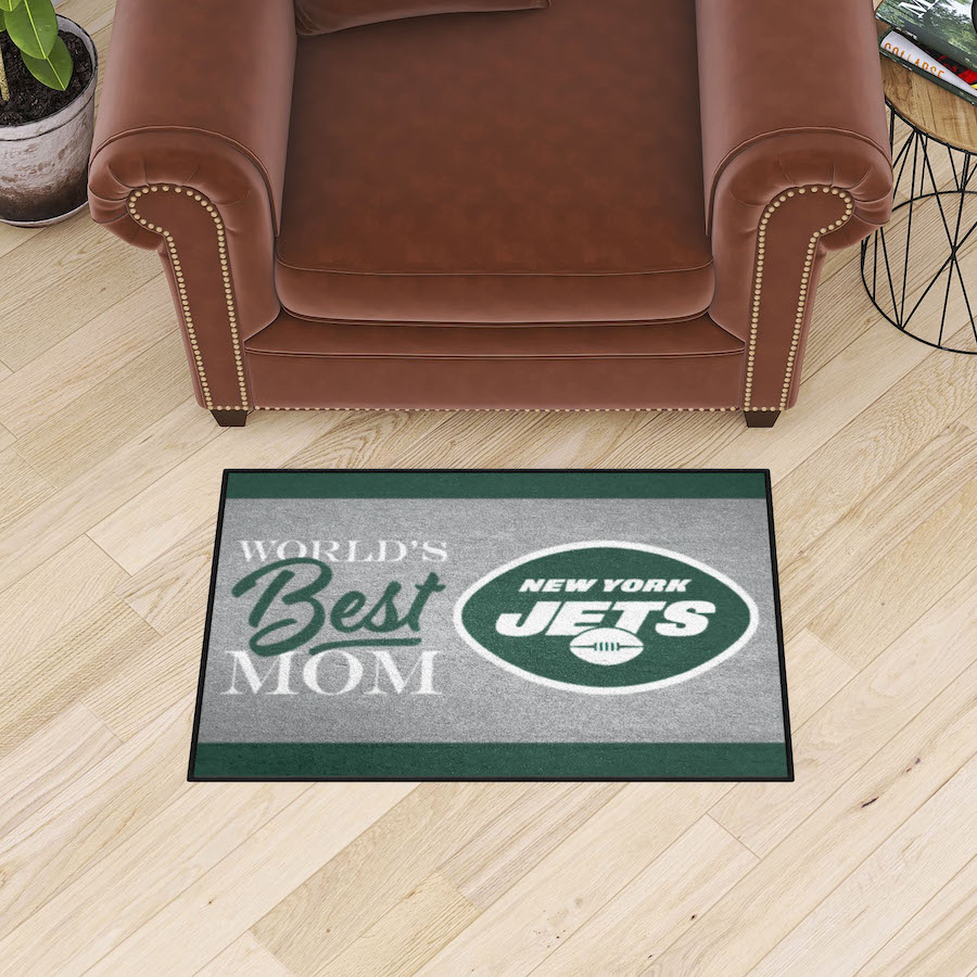 New York Jets 20 x 30 WORLDS BEST MOM Floor Mat