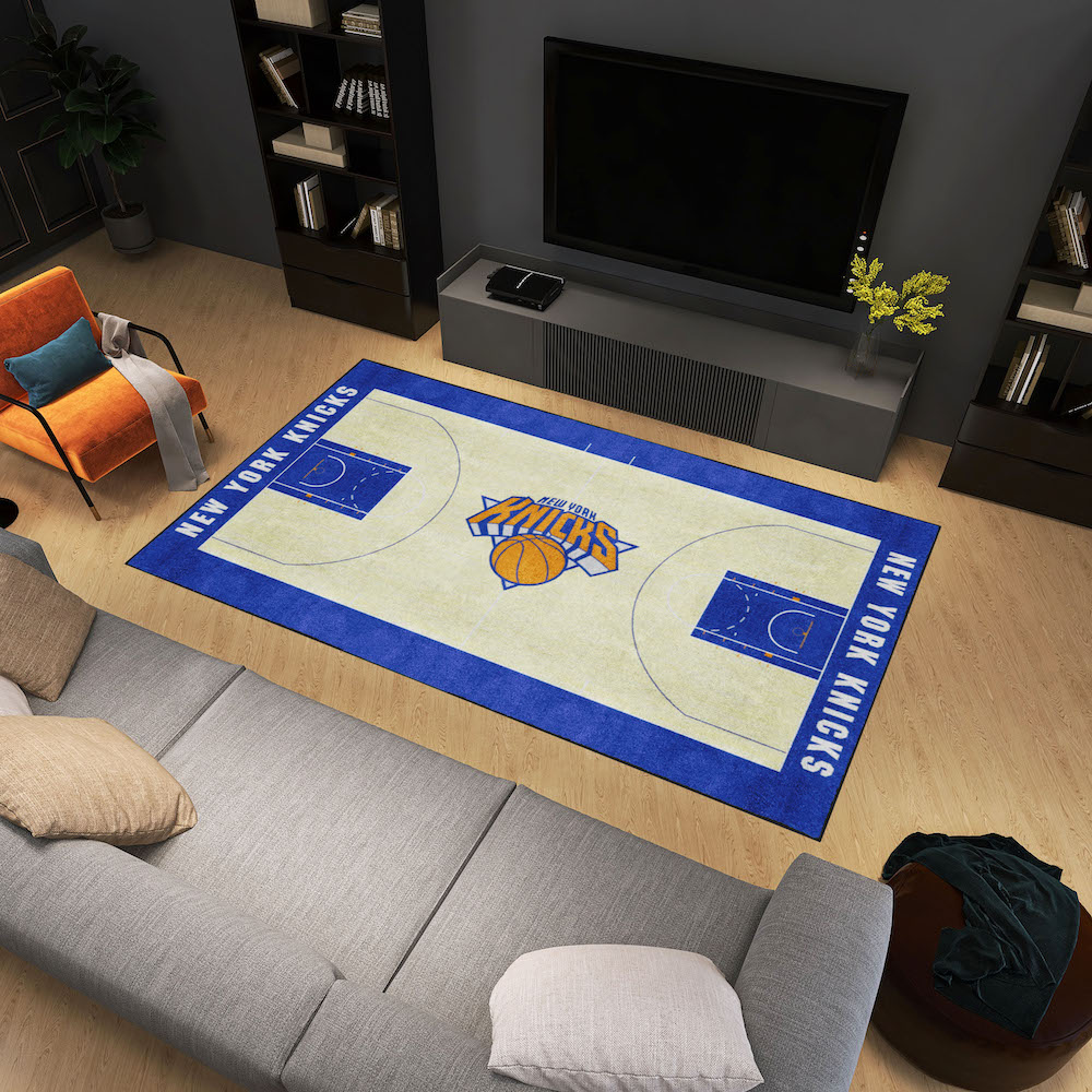 New York Knicks 6x10 Ft Ultra Plush Area Rug