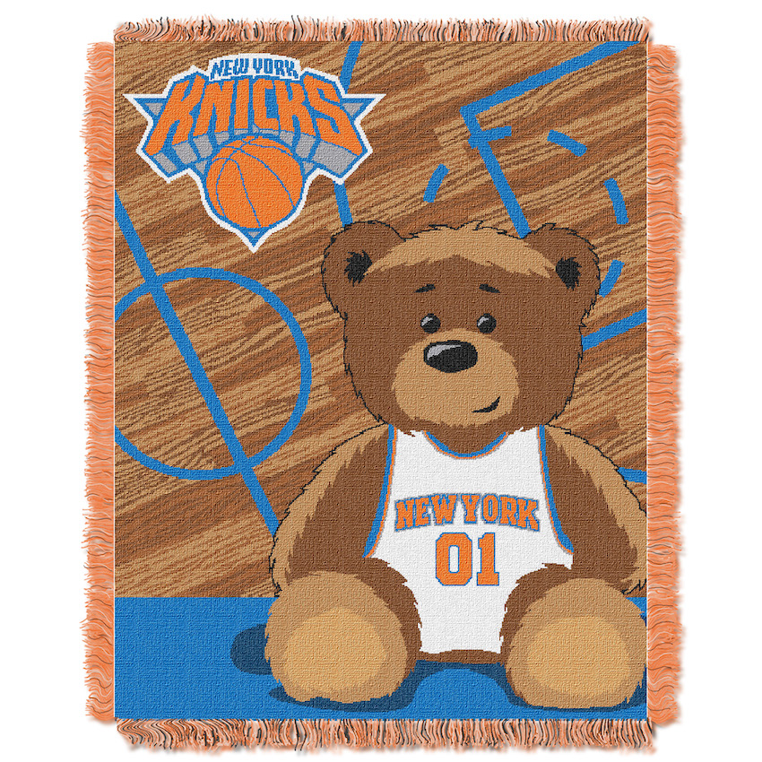 New York Knicks Woven Baby Blanket 36 x 48