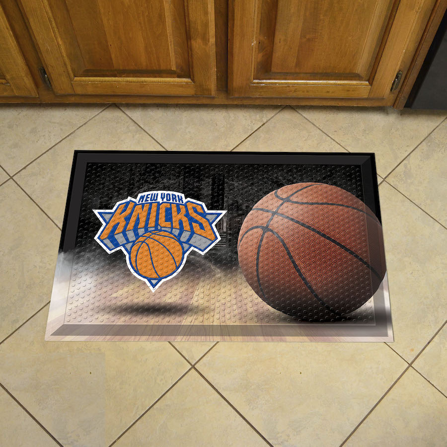 New York Knicks Ball Style SCRAPER Door Mat