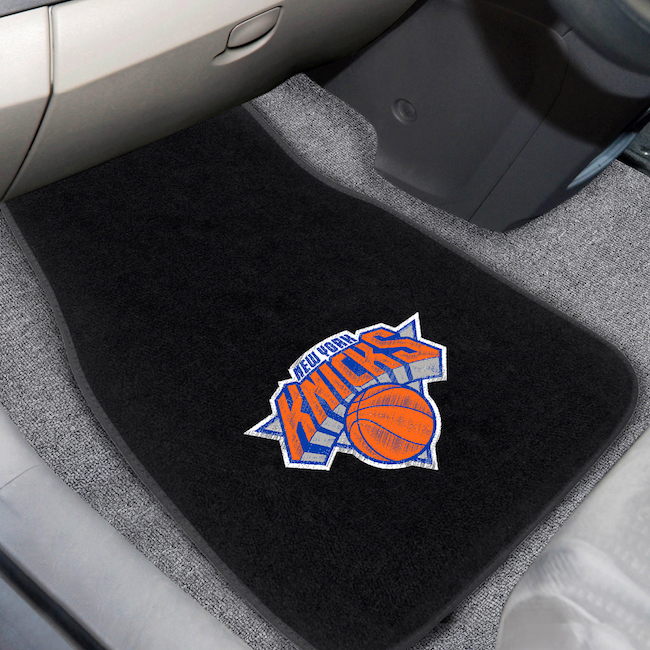New York Knicks Car Floor Mats 17 x 26 Embroidered Pair