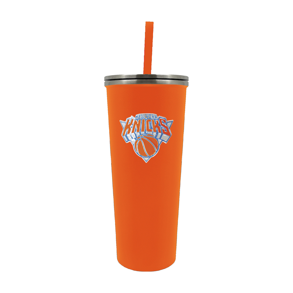 New York Knicks 24 oz Team Color Skinny Tumbler