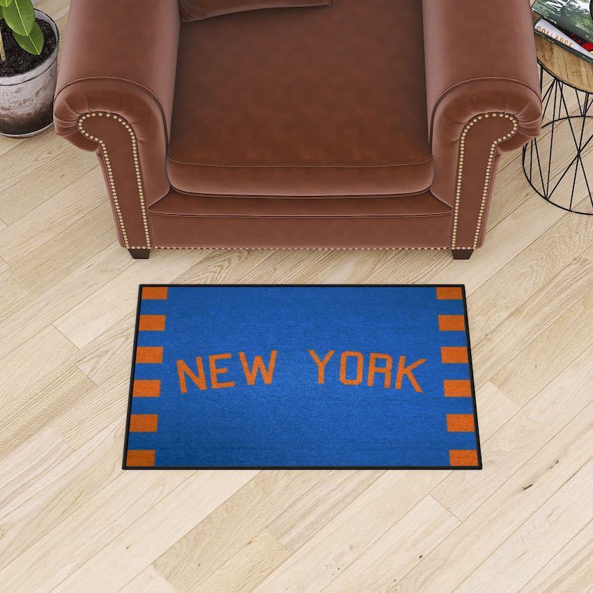 New York Knicks Vintage 20 x 30 STARTER Floor Mat - Throwback NAME