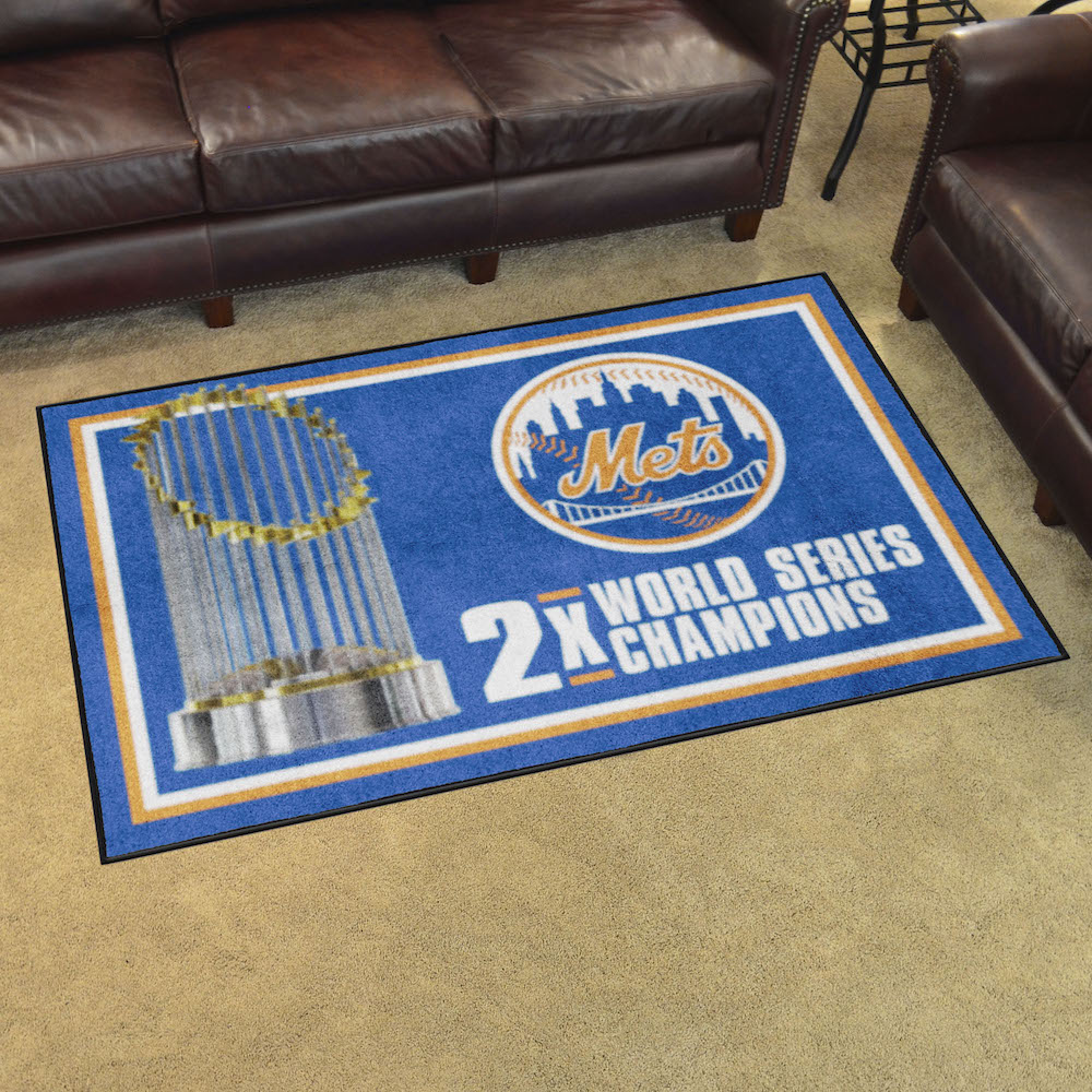 New York Mets 4 x 6 DYNASTY Area Rug