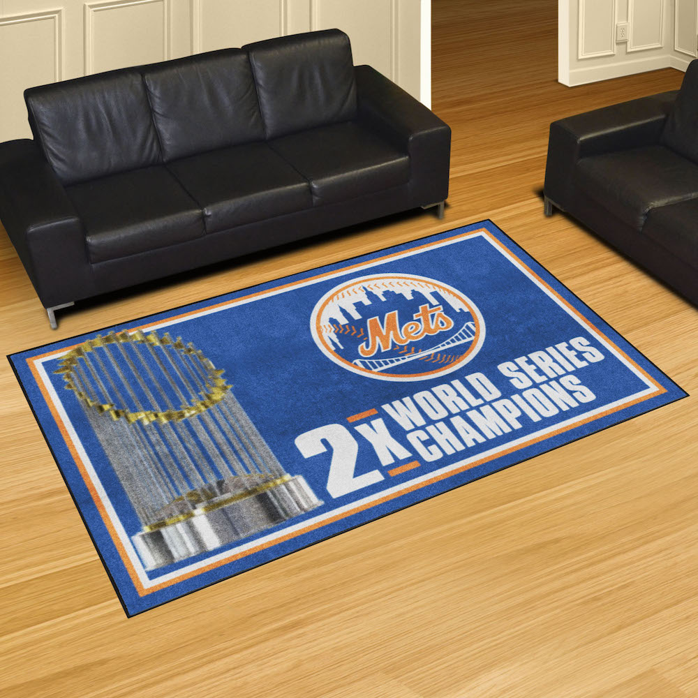 New York Mets 5 x 8 DYNASTY Area Rug