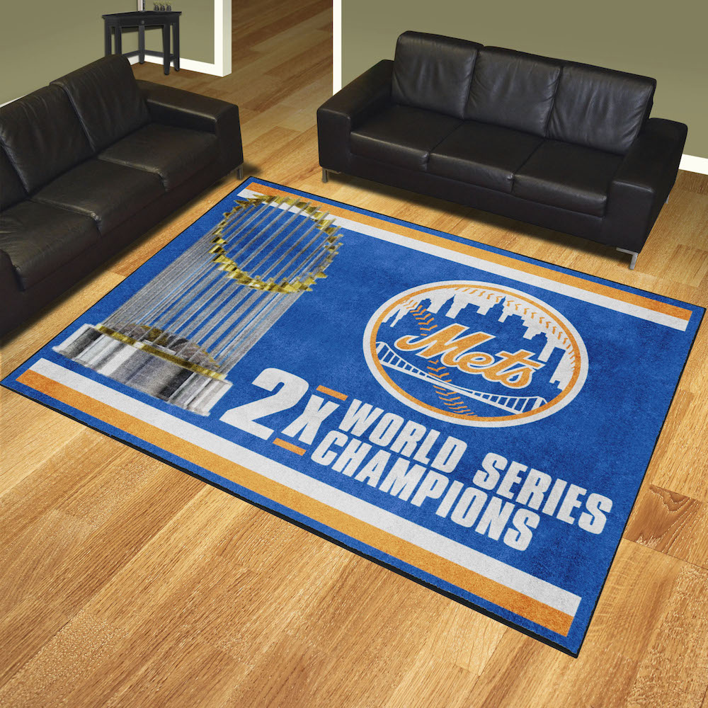 New York Mets 8 x 10 DYNASTY Area Rug