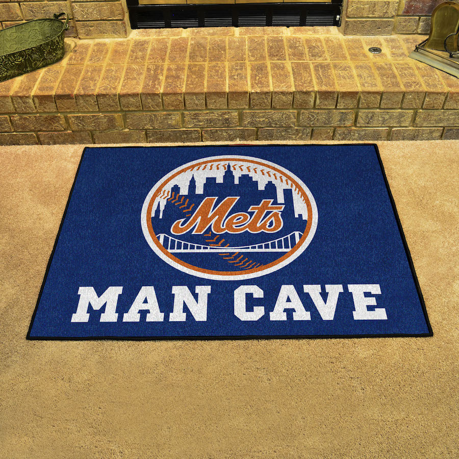 New York Mets ALT LOGO ALL STAR 34 x 45 MAN CAVE Floor Mat