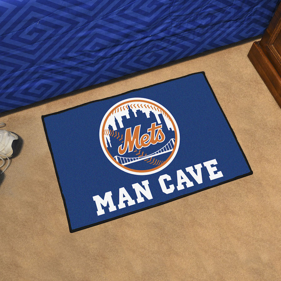 New York Mets ALT LOGO MAN CAVE 20 x 30 STARTER Floor Mat