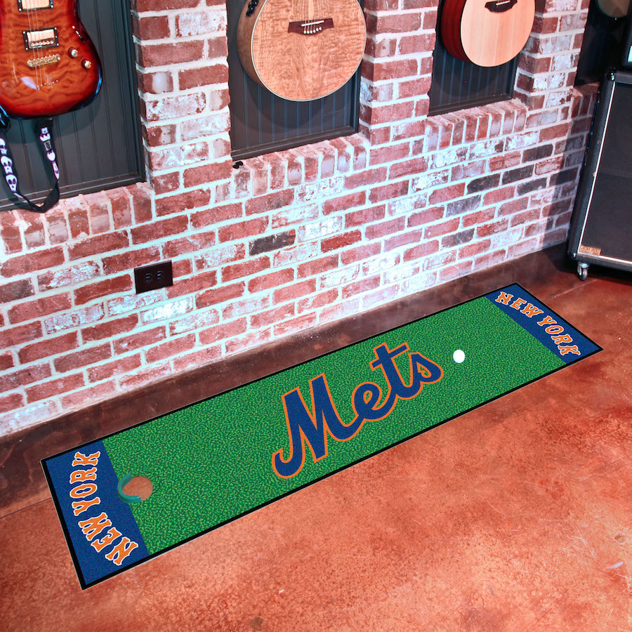 New York Mets ALT LOGO Putting Green Mat 18 x 72