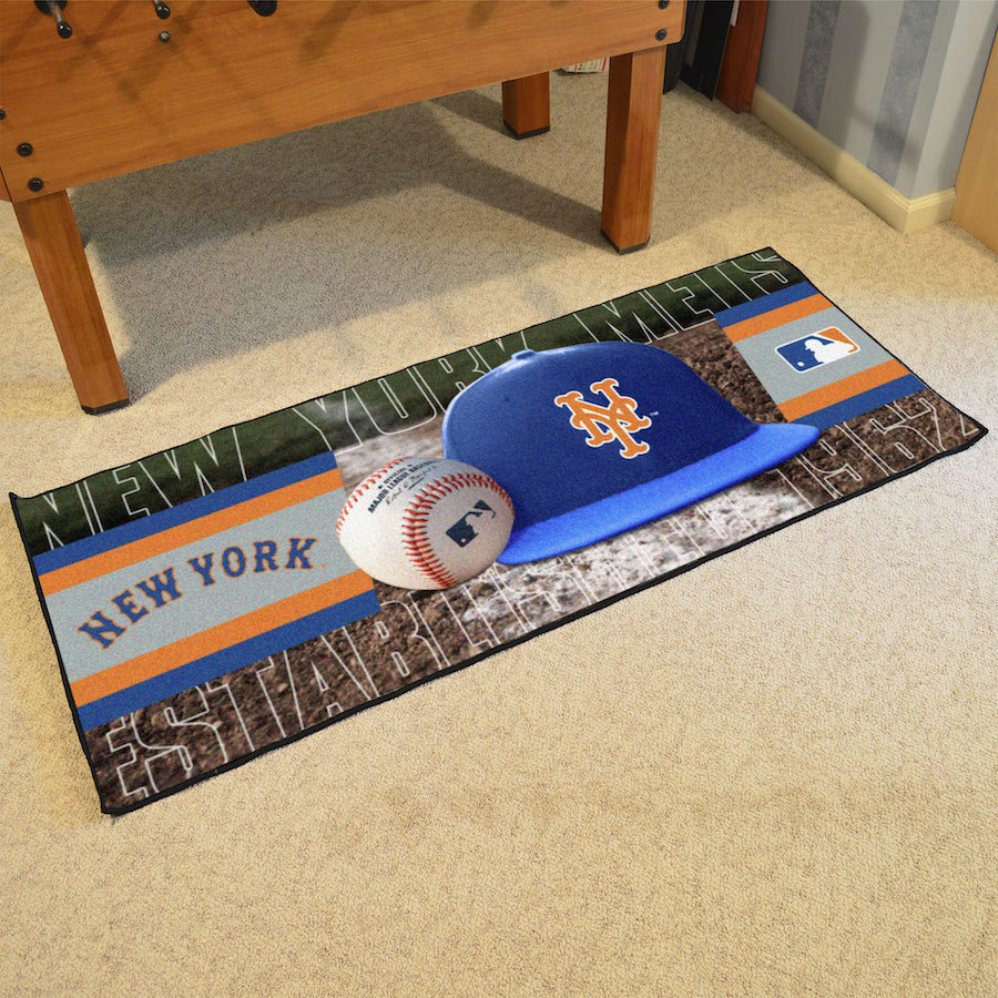 New York Mets ALT LOGO 30 x 72 Baseball Carpet Runner