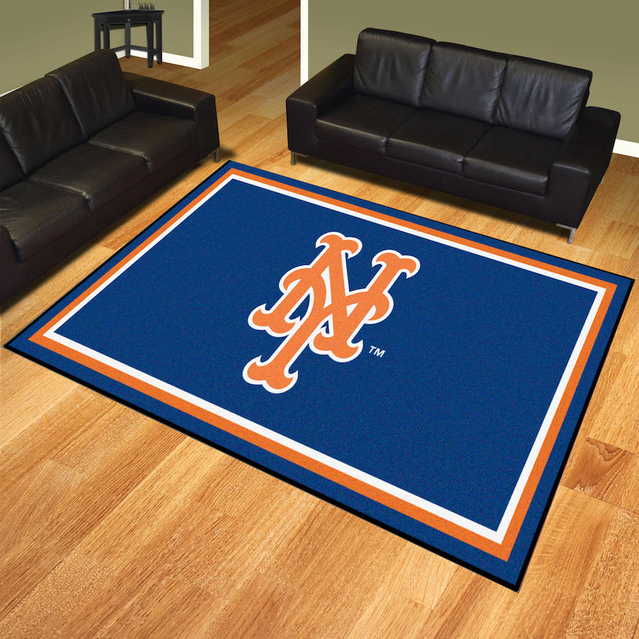 New York Mets ALT LOGO Ultra Plush 8x10 Area Rug