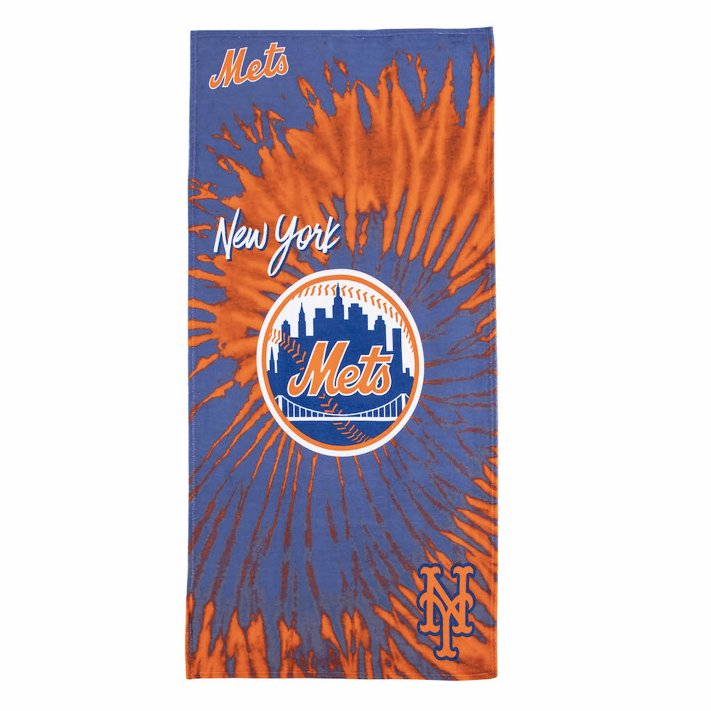 New York Mets Pyschedelic 30x60 Beach Towel