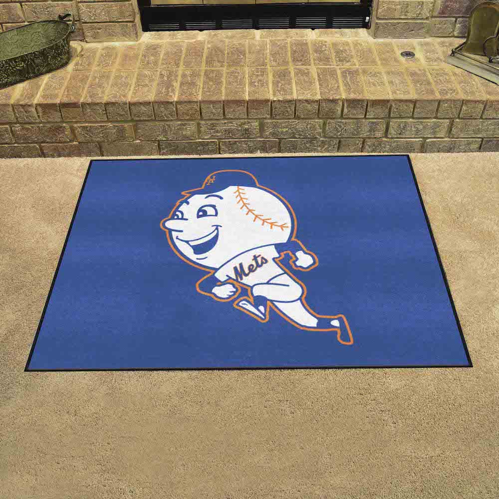 New York Mets MLBCC Vintage ALL STAR 34 x 45 Floor Mat Throwback Logo