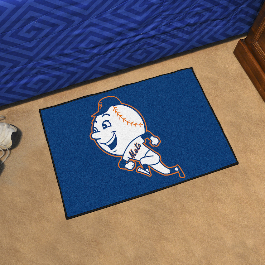 New York Mets MLBCC Vintage 20 x 30 STARTER Floor Mat - Throwback Logo