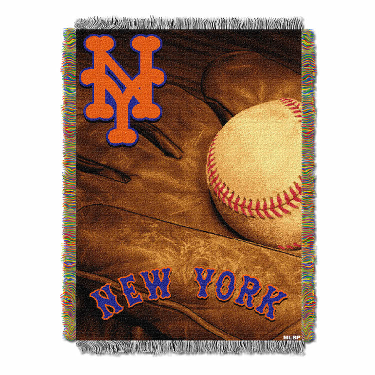 New York Mets Commemorative VINTAGE Tapestry Throw